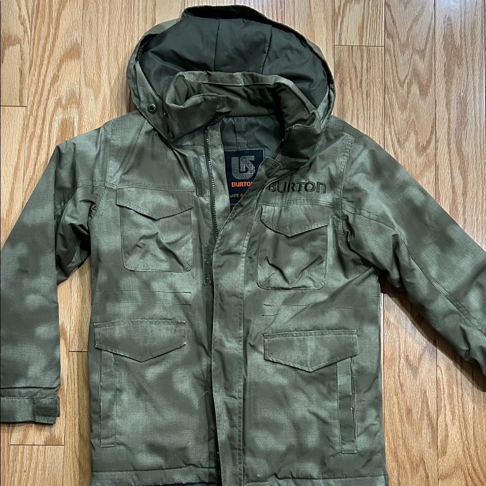 Burton Shaun White Camouflage Green snowboard coat